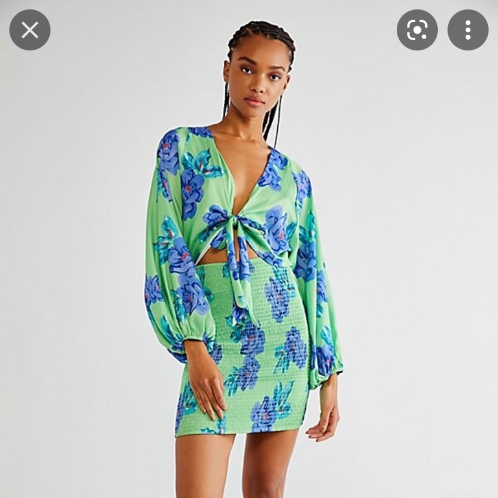 Free people Cassie mini dress XS